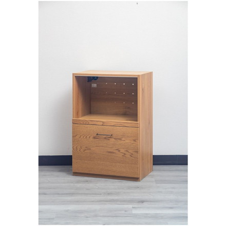 ワイズ 幅60cm レンジ台 日本製 スライド棚 天然木 シンプル キャビネット カウンター 北欧 シンプル 新生活