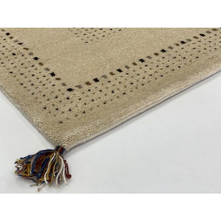 ラグ 90×130cm ウール コットン 天然素材