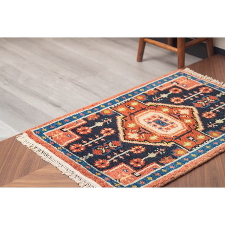 60×90トライバルマットMADRAS インテリア ラグ カーペット ラグマット ラグカーペット リビング 絨毯 玄関マット 玄関