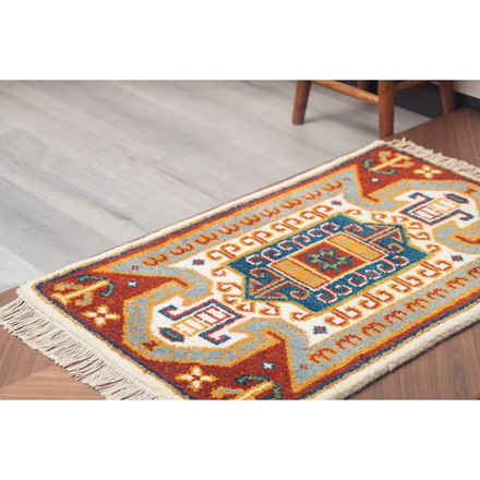 60×90トライバルマットFLAG インテリア ラグ カーペット ラグマット ラグカーペット リビング 絨毯 玄関マット 玄関