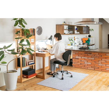 オフィスチェア キャスター付き リモートワーク 肘無し シンプル 在宅勤務 在宅ワーク メッシュ 会社