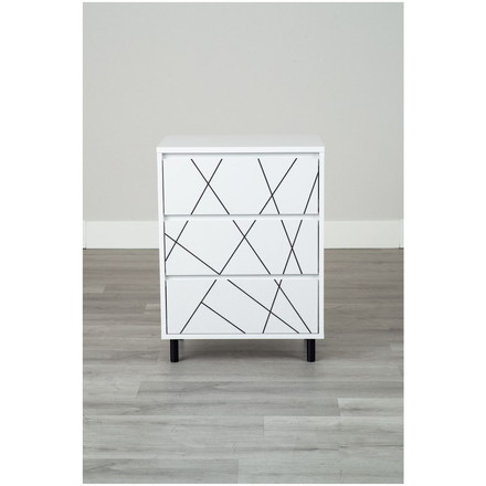 59チェスト カトレア WH タンス チェスト 洋服 収納 洋服タンス リビングチェスト たんす