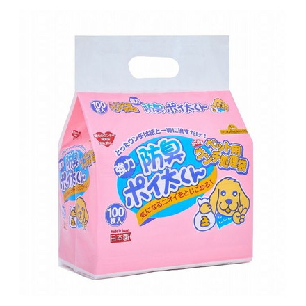 【2個セット】 ペット用 うんち袋 防臭 ポイ太くん 100枚 ×2 合計200枚 トイレに流せる ウンチ袋 散歩袋