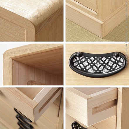 日本製 完成品 桐 幅99 桐たんす 10段 琴月 きんげつ 十段 着物 収納 国産 桐タンス 和室