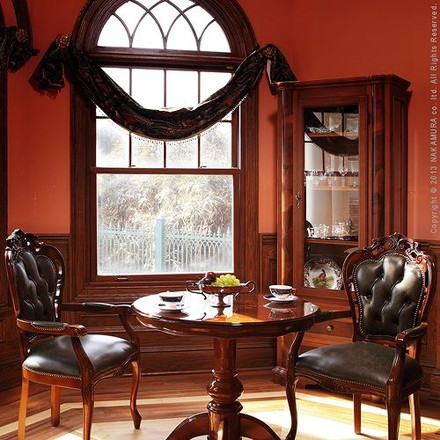 完成品 イタリア製 ヴェローナ クラシック ガラス キャビネット 本棚 ブックラック 幅75 大容量