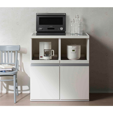 フナモコ キッチンカウンター STW-850 スーパーホワイト ホワイト 幅85 高さ94cm