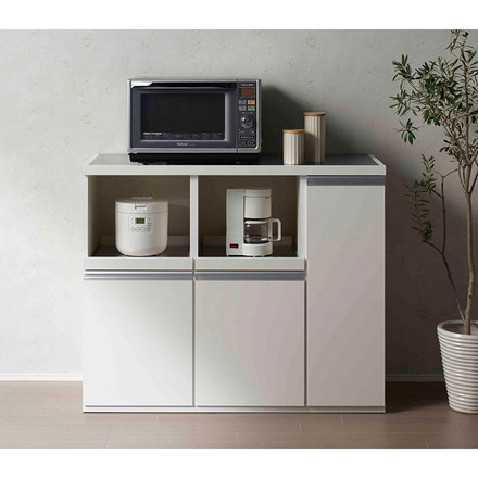 フナモコ キッチンカウンター STW-1150 スーパーホワイト ホワイト キッチンカウンター 幅115 高さ94cm