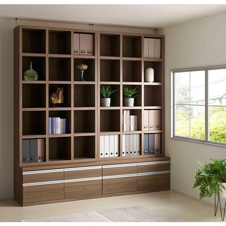 フナモコ ラチス ハイタイプ シェルフ FBG-110T ギャンビットウォール グレージュ ブラウン 木目 シェルフ