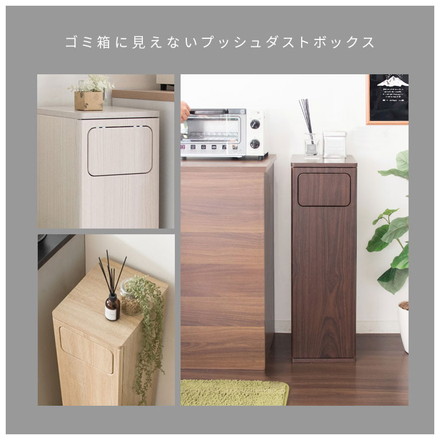 ゴミ箱 ダストボックス Empro エンプロー 45リットル ワンプッシュ キッチンペール スリムデザイン 幅25cm グレージュ