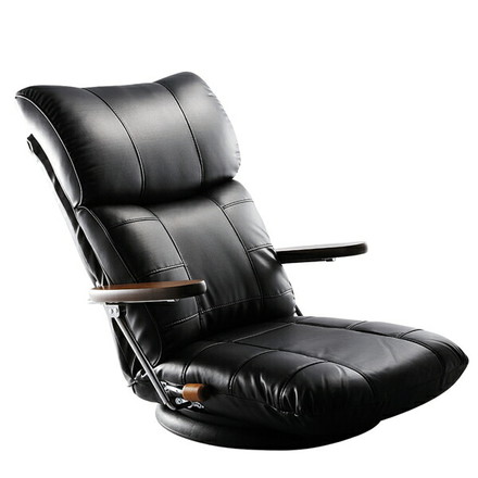 木肘スーパーソフトレザー座椅子 YS-1364 座椅子 ブラウン