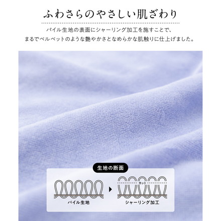 mofua キング 抗菌防臭 綿100% 丸洗い 夏でも冬でもふわさら敷きパッド(抗菌防臭) オールシーズン 春夏 ブルー