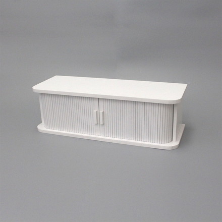 オスマック カウンター上収納 ジャバラ扉 幅60cm ホワイト 収納庫 キッチン ダイニング カウンター テーブル