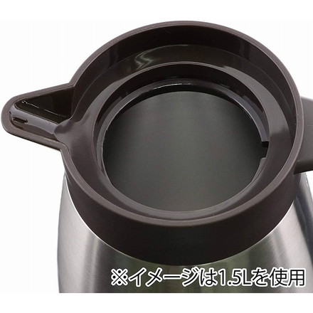 ベストコ 保温卓上ポット テーブルポット エコdeサーモ ステンレス 1.0L ND-4242
