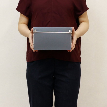 収納ボックス フタ付き クリアカラー 幅16cm 奥行23cm 高さ13.8cm 透明 押入れ収納ボックス ふた付き 折りたたみ 収納箱 衣類 収納ケース 折りたたみ 折り畳み クローゼット