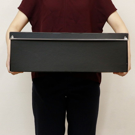 収納ボックス フタ付き おしゃれ 幅37cm 奥行き52.5cm 高さ17.5cm 押入れ収納ボックス ふた付き 折りたたみ 収納箱 衣類 収納ケース 折りたたみ 折り畳み クローゼット