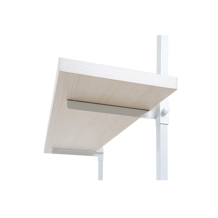 別売りハンガー棚 幅89.5cm 取付金具セット ホワイトウォッシュ 本体別売り オープンラック 壁面ラック 棚