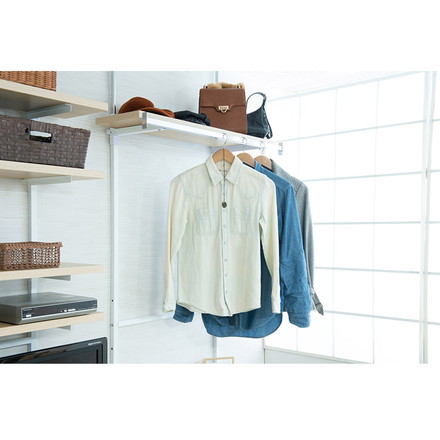 別売りハンガー棚 幅89.5cm 取付金具セット マリンナチュラル 本体別売り オープンラック 壁面ラック 棚