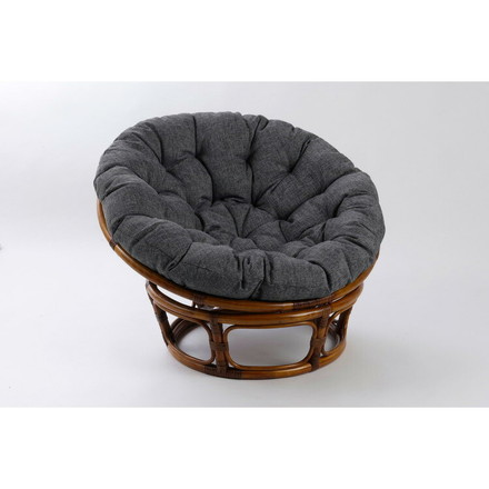 ラタンチェア ゆったり座れるくつろぎチェア 籐 ポリウレタン塗装 ラタン イス 椅子 チェア ソファ クッション