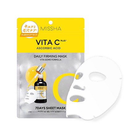 ミシャ ビタシー プラス 7days マスクセット シートマスク フェイスマスク フェイスパック スキンケア MISSHA 韓国コスメ