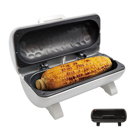 焼きとうもろこしメーカー 家庭用 電気式 ホームパーティー s01hs-002as ホワイト