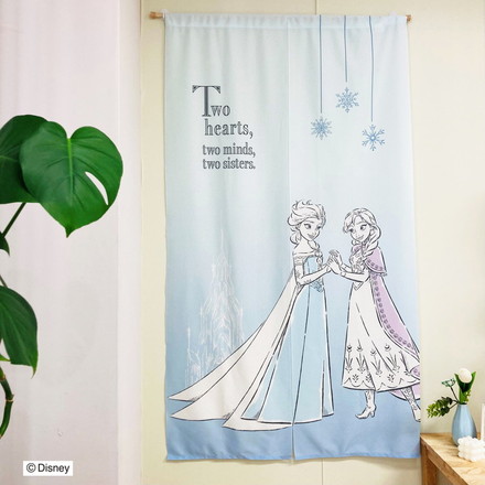 ディズニー のれん アナと雪の女王 アナ雪 間仕切り 目隠し 仕切り 玄関 インテリア 雑貨 キャラクター