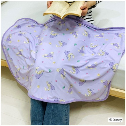 クールブランケット ラプンツェル 100×70cm リバーシブル パイル生地 接触冷感シリーズ ディズニー