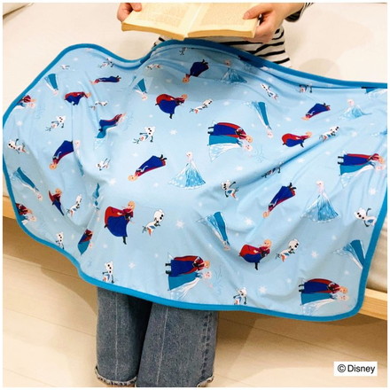 クールブランケット アナと雪の女王 100×70cm リバーシブル パイル生地 接触冷感シリーズ ディズニー