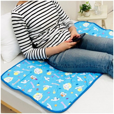 ちょこっと敷パッド シナモンロール 敷きパッド 100×65cm 滑り止め加工 接触冷感シリーズ