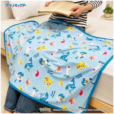 クールブランケット ポケモン 100×70cm リバーシブル パイル生地 接触冷感シリーズ pokemon かっこいい