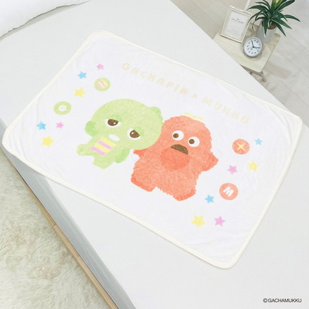 ひざ掛け ガチャピンムック キャラクター こども ジュニア 子ども キッズ プレゼント 贈り物 ギフト