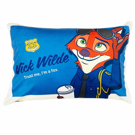 MORIPiLO ディズニー 枕カバー ズートピア 親子で使えるピローケース ブルー 43x63cm グッズ