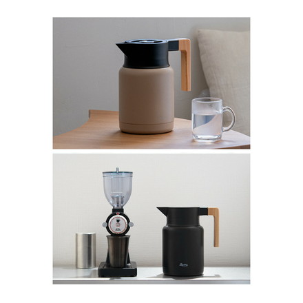 リバーズ サーモジャグキート 1200ml 1.2L 卓上ポット 魔法瓶 ポット Rivers オリーブ