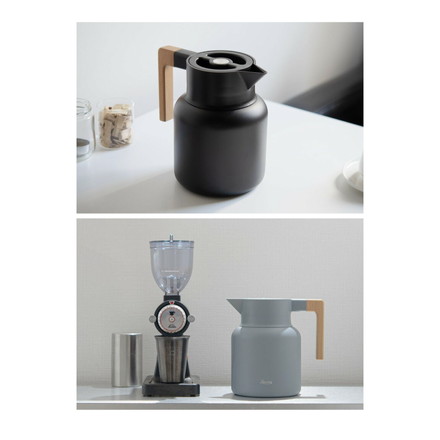 リバーズ サーモジャグキート 1600ml 1.6L 卓上ポット 魔法瓶 ポット Rivers ブラック