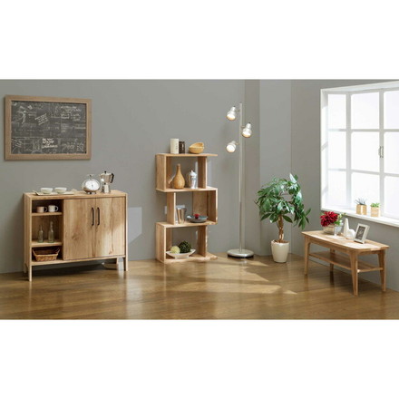 白井産業 ビエンテージライト ローテーブル テーブル リビングテーブル センターテーブル 棚付き 机 ソファ ラグ 木目調 ヴィンテージ 男前 北欧