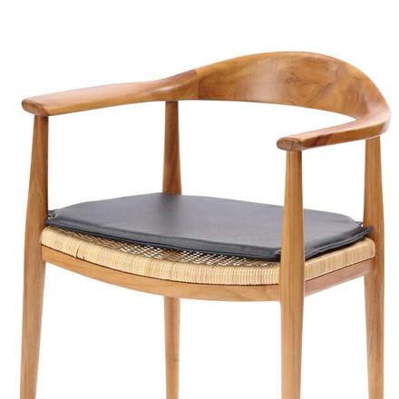 100周年記念モデル IDENTITY チーク製 ダイニングアームチェア C300WX7"専用座面クッション