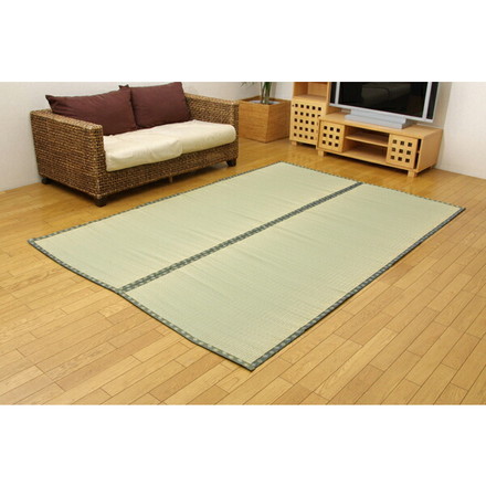 純国産 双目織 い草上敷 『すずらん』 六一間 4.5畳（約277×277cm）