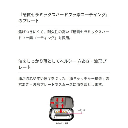 タイガー魔法瓶 ホットプレート CRC-B202T プレート2枚タイプ ブラウン タイガー 焼肉 鉄板焼き 穴あき 丸洗い 水洗い 取り外し可 3mロングコード 金属ヘラ付 キッチン 家電