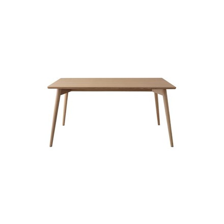 ダイニングテーブル リビングテーブル ナチュラル 幅150cm 木製 ウレタン塗装 カラメリ リビング ダイニング