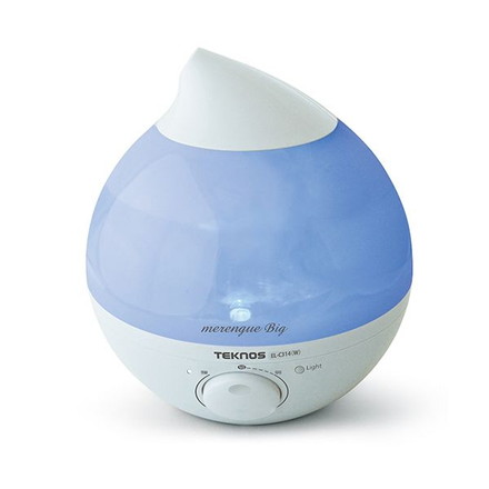 千住 TEKNOSLED 滴型超音波加湿器 メレンゲBig（Ag+カートリッジ） 3.6L ホワイト EL-C314（W） 1台