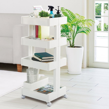 不動技研 キッチン収納 スマートワゴン Fit W350 4段 F2591