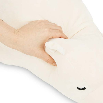 リブハアト クッション 動物 ボルスター マシュマロアニマル シロクマ ラッキー