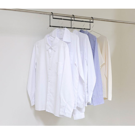 アップハンガー ハンガー 衣類収納 幅50cm 2本組 日本製 収納 収納力アップ 段違い クローゼット 大容量 省スペース スぺパ 小物 バッグ コート 整理 衣替え ブラック