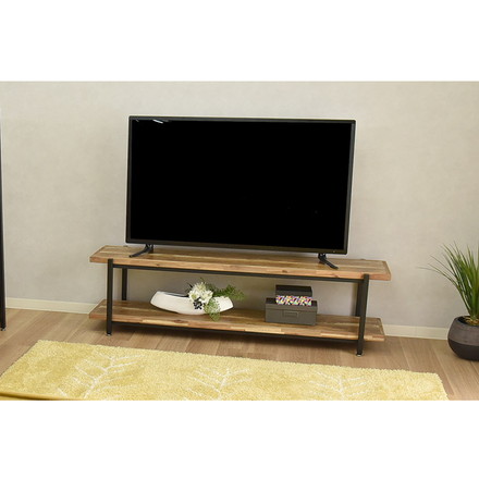 ローボード 幅150cm FJ-150 木目調 ヴィンテージ調 収納 収納家具 リビング収納 テレビ台