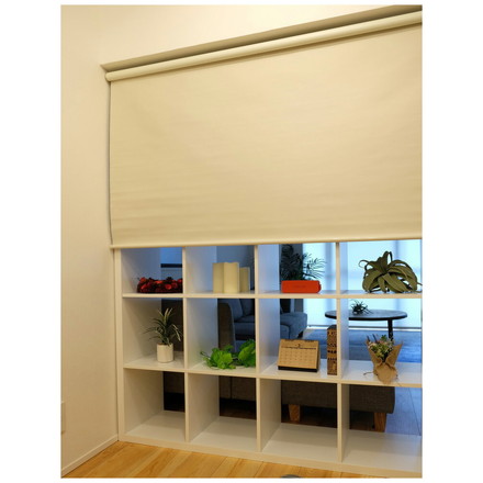 TOSO トーソー ロールスクリーン 採光 60×180cm シンプル 無地 北欧 遮熱 取付簡単 小窓 ブラウン