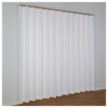 花柄 リーフ柄 昼見えにくい 遮像 レースカーテン ミラーレース 防犯 ウォッシャブル 洗える 洗濯可能 幅150cm×丈228cm1枚