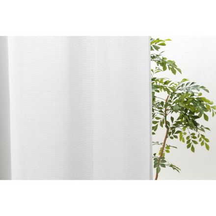 豊富な30サイズ! レースカーテン UVカット 遮熱 保温 節電 省エネ 紫外線 昼見えにくい ミラー効果 無地 幅100cm×丈148cm2枚組