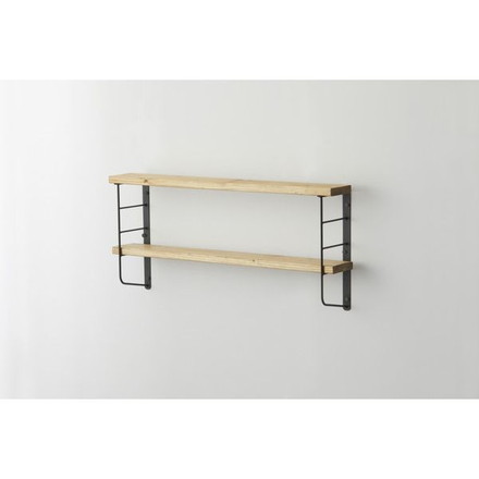 ショートL型シェルフフレーム4 黒 WFK-24 平安伸銅工業