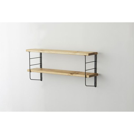 ショートL型シェルフフレーム6 黒 WFK-26 平安伸銅工業