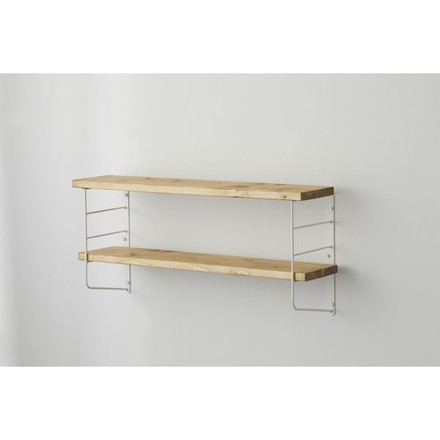 ショートL型シェルフフレーム6 白 WFW-26 平安伸銅工業