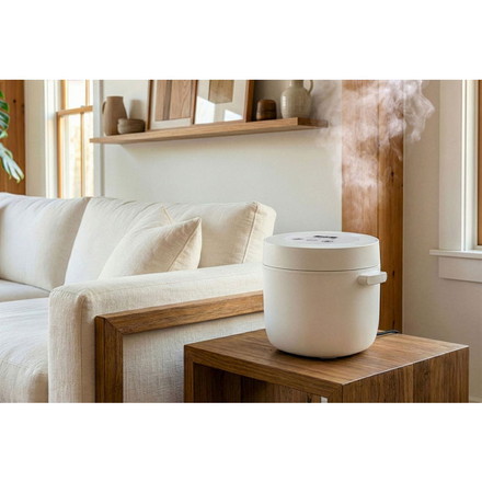 simplus スチーム加湿器 タイマー付き 上部給水 スチーム式 加熱式 大容量 チャイルドロック 保湿 SP-STH01 シンプラス ホワイト